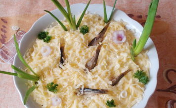 Салат «Рыбки в пруду» — пять лучших рецептов. Как правильно и вкусно приготовить салат «Рыбки в пруду».