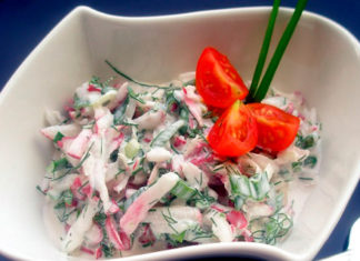 Салат из редиса — лучшие рецепты. Как правильно и вкусно приготовить салат из редиски.