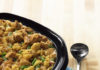 Куриная грудка с тушеными овощами и картофельной запеканкой