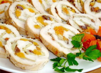 Куриный рулет — лучшие рецепты. Как правильно и вкусно приготовить куриный рулет.