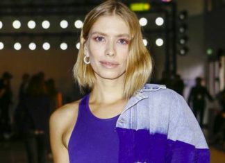 Неделя моды в Париже: Елена Перминова, Поппи Делевинь и другие на показе Giambattista Valli