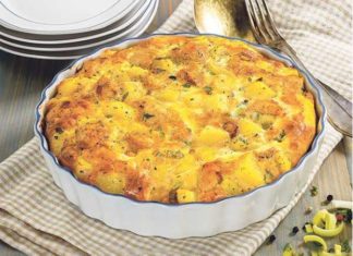 Картофельный пирог с курицей
