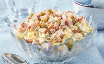 Оливье с большим мясным набором